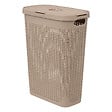 5 FIVE SIMPLY SMART - Panier à linge 40L en Polypropylène Beige Lin - vignette