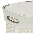 5 FIVE SIMPLY SMART - Panier à linge 60L en Polypropylène Beige Lin - vignette