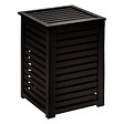 5 FIVE SIMPLY SMART - Coffre à linge 65L en bois Noir L 40 x P 40 x H 58 cm - vignette