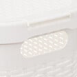 5 FIVE SIMPLY SMART - Panier à linge 40L en Polypropylène Blanc - vignette