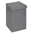 5 FIVE SIMPLY SMART - Panier à linge Gris 74L avec 2 compartiments H 60 cm - vignette