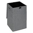 5 FIVE SIMPLY SMART - Panier à linge Gris 74L avec 2 compartiments H 60 cm - vignette