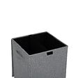 5 FIVE SIMPLY SMART - Panier à linge Gris 74L avec 2 compartiments H 60 cm - vignette