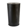 5 FIVE SIMPLY SMART - Corbeille à linge 45L en métal et bois H 58 cm - vignette