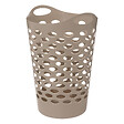 5 FIVE SIMPLY SMART - Panier à linge Beige 60L flexible  avec 2 poignées D 45 x H 66 cm - vignette