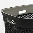 5 FIVE SIMPLY SMART - Panier à Linge 45L Gris Anthracite 4 poignées intégrées - vignette