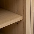 5 FIVE SIMPLY SMART - Meuble TV 2 portes et 1 niche avec étagère L 120 cm -  Naturel - vignette