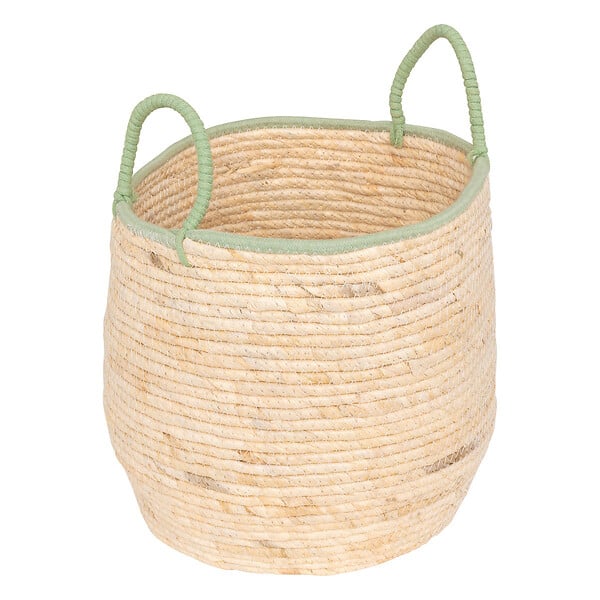 ATMOSPHERA - Lot de 2 Paniers de rangement en fibres naturelles tressées - large