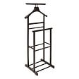 5 FIVE SIMPLY SMART - Valet de chambre en Bois Noir avec multiples barres de suspension - vignette