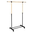 5 FIVE SIMPLY SMART - Portant à vêtements en métal effet Bois extensible hauteur et largeur H 160 cm - vignette