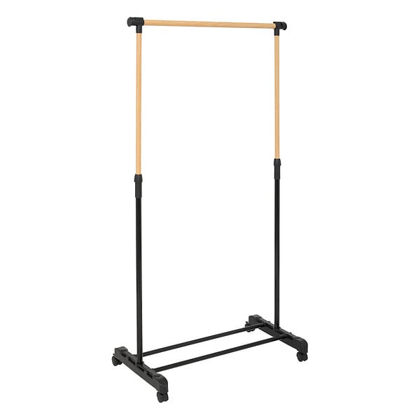 5 FIVE SIMPLY SMART - Portant à vêtements en métal effet Bois extensible hauteur et largeur H 160 cm - large