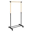 5 FIVE SIMPLY SMART - Portant à vêtements en métal effet Bois extensible hauteur et largeur H 160 cm - vignette