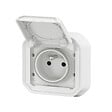 LEGRAND - Prise étanche encastrable Plexo Blanc IP55 - vignette