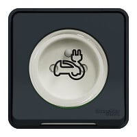 SCHNEIDER ELECTRIC - Kit Mureva Styl - Protection + Prise courant 2P+T renforcée VE IP55 IK - large