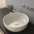 VITRA - Vasque ronde recyclée VitrA Outline compact beige mat 41x41 cm - vignette