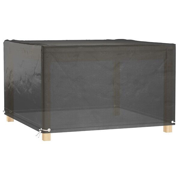 VIDAXL - vidaXL Housse de salon de jardin 8 œillets 132x132x80 cm carré - large