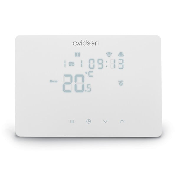 AVIDSEN - Thermostat Wifi connecté filaire blanc - HomeTemp - Avidsen - 127072 - large