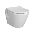 VITRA - Cuvette WC suspendu sans bride VitrA Integra blanc avec abattant frein de chute - vignette