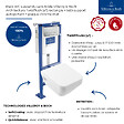VILLEROY ET BOCH - Pack WC suspendu sans bride Architectura Twistflush [e³] rectangle + bâti-support ViConnect + plaque chrome mat - vignette