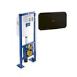 VILLEROY ET BOCH - Bâti-support autoportant WC  Viconnect avec plaque noir - vignette