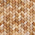 VINYL WAY - Lot de 8 carreaux adhésifs PETRA - Osier - 20x20cm - vignette