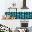 VINYL WAY - Lot de 8 carreaux adhésifs vinyle LINDEN - 20x20cm - vignette