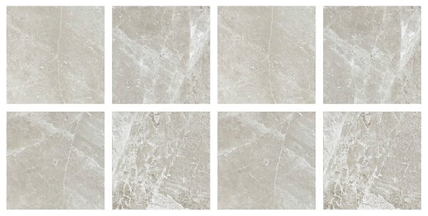 VINYL WAY - Carreaux adhésifs vinyle NENA - Marbre beige - 20x20cm - large