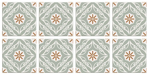 VINYL WAY - Lot de 8 carreaux adhésifs 20x20 cm- ALICE - 60819 - large