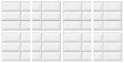VINYL WAY - Lot de 8 carreaux adhésifs DELPHINE 20x20cm - vignette