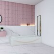 AICA SANITAIRE - Pare baignoire en 5 volets 120x140cm - vignette