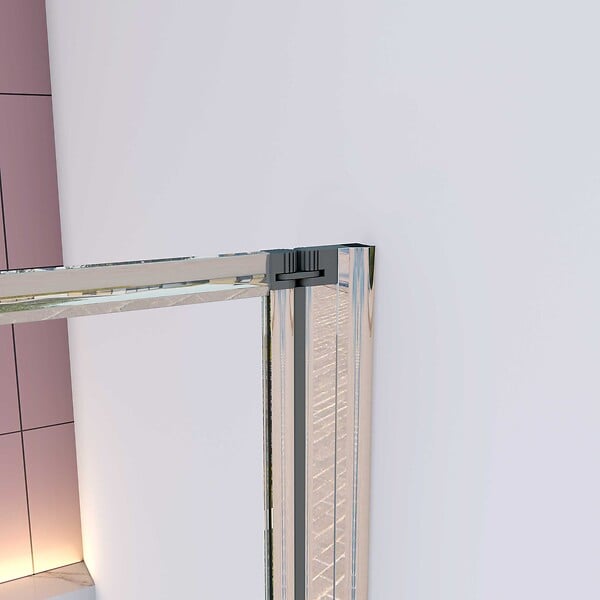 AICA SANITAIRE - Pare baignoire en 5 volets 120x140cm - large