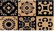 CORYL - Tapis d'entrée Coconeo Carreaux - L.60xl.40cm - vignette
