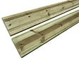 Collections Atlante - Lame de terrasse - Bois - Ep27mm - L2400xl147mm marron - vignette