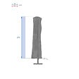 HESPERIDE - Housse pour parasol décentré S gris Hambo - 60 x 30 x 210 cm - Hespéride - vignette