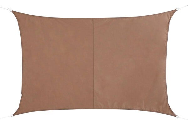 HESPERIDE - Voile d'ombrage rectangulaire 2 x 3 m Curacao - Taupe - Hespéride - large
