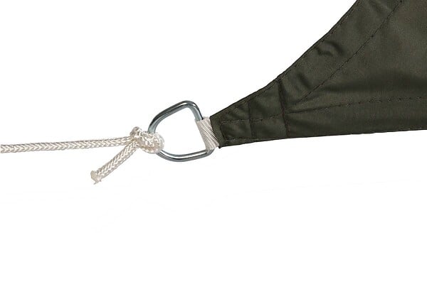 HESPERIDE - Voile d'ombrage rectangulaire 2 x 3 m Curacao - Gris - Hespéride - large
