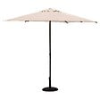 HESPERIDE - Parasol droit rond inclinable "Soya" blé 2,7m - vignette