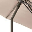 HESPERIDE - Parasol droit rond inclinable "Soya" blé 2,7m - vignette