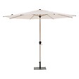 HESPERIDE - Parasol droit rond inclinable "Loompa" argile & blé 3m en aluminium et polyester - vignette