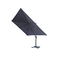 CONCEPT USINE - Ensemble parasol  gris 3x3m et 4 dalles à lester PALATINO - vignette