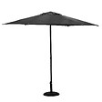 HESPERIDE - Parasol droit rond "Soya" ardoise D2,7m en acier - vignette