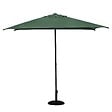 HESPERIDE - Parasol droit carré "Soya" vert olive D2,5x2,5m en acier - vignette