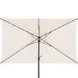 HESPERIDE - Parasol droit rectangulaire inclinable "Loompa" blé 2,5x2,5m - vignette