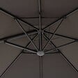 HESPERIDE - Toile de parasol droit "Galys" platine 4x3m en polyacrylique - vignette