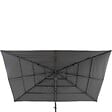 HESPERIDE - Toile de parasol"Melhia"' multi-toile anthracite 4x3 m - vignette