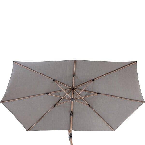 HESPERIDE - Toile de parasol "Tikeo" platine 4,2x3 m - large