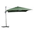HESPERIDE - Parasol déporté rectangulaire ÉQUADOR vert olive 4 x 3m en aluminium et polyester - vignette