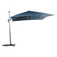 HESPERIDE - Parasol déporté rectangulaire "Équador" Pétrole 4 x 3m en aluminium et polyester - vignette