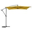 HESPERIDE - Parasol déporté carré "Manoa" jaune moutarde D2,5x2,5m en acier - vignette