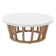 HESPERIDE - Table basse de jardin ronde "Lemindo" 100cm en eucalyptus - vignette